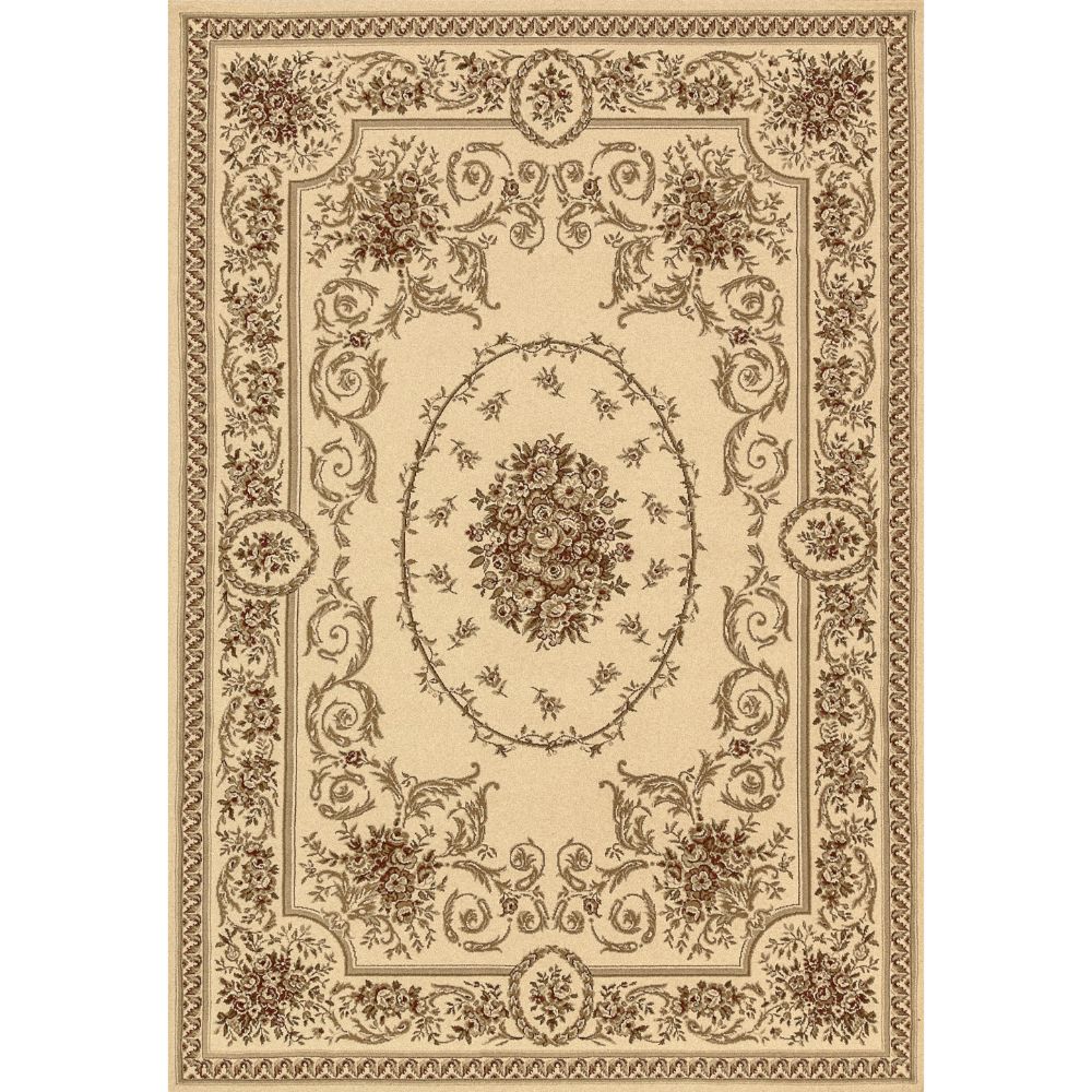 Dynamic Rugs 58022-100 Legacy 2 Ft. X 3.6 Ft. Rectangle Rug in Ivory